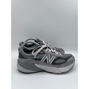 New Balance 990v6 Grey Suede Mesh Sneakers GC990GL6 Kids Size 7Y Womens 8.5